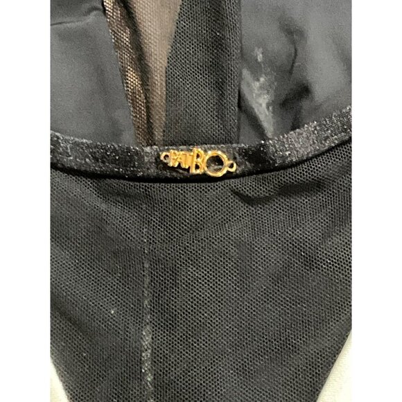 PatBO Colorblock Halter One Piece in Black white Small New Womens Swimsuit - Picture 6 of 12